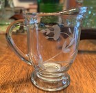 Vtg Floral Clear Crystal Princess House Heritage Small Creamer Mini Pitcher — photo 8