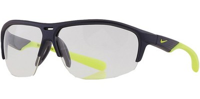 Nike Run X2 D Men's Semi-Rimless Sport Wrap Sunglasses w/ Rubber Temple Tips 457