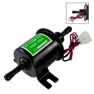 12V Universal Kraftstoffpumpe Benzinpumpe elektrisch Benzin Baumaschinen HEP02A