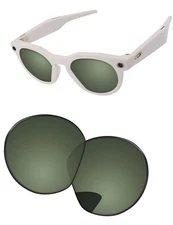 Lenslog Green Black Polarized Replacement Lens For-Oakley Meta HSTN OW8002-51mm