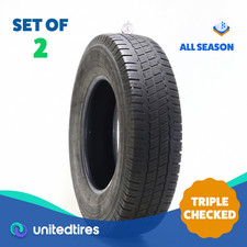 Set Of 2 Used Lt 23580r17 Michelin Agilis Crossclimate 120117r - 6.532