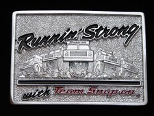 OE07127 NOS VINTAGE 1970s  SNAP-ON TOOLS  CHROME OVER SOLID BRASS BUCKLE