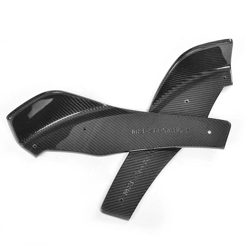 For BMW F80 M3 F82 F83 M4 14-19 Carbon Fiber Front Bumper Splitters Lip Flaps - Imagen 8 de 11
