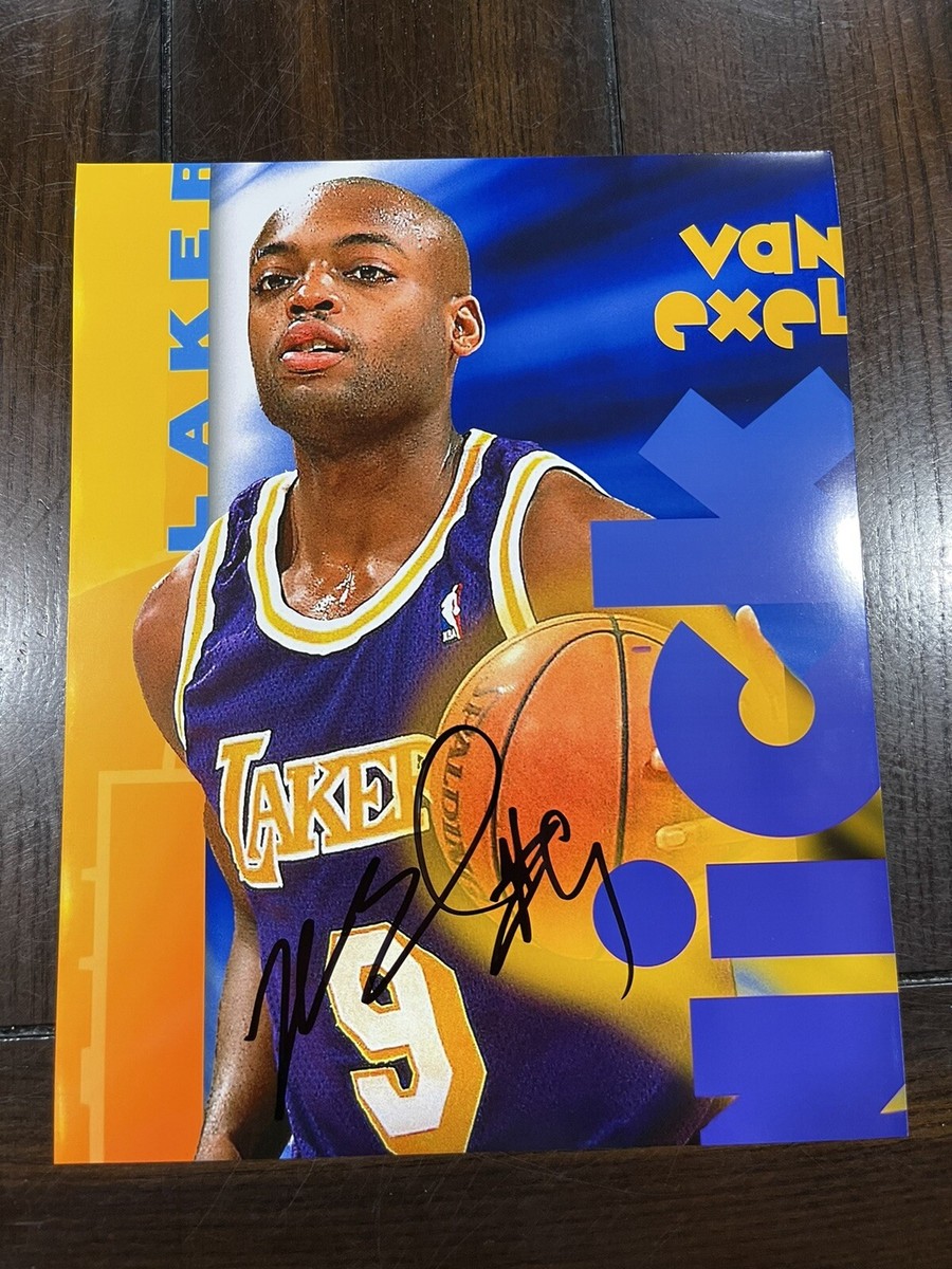 Nick Van Exel Signed Los Angeles Lakers 8x10 Photo NBA All Star