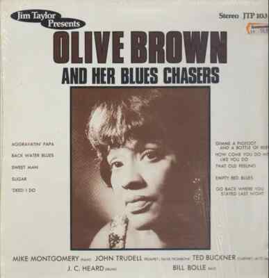 Olive Brown And Her Blues Chasers same NEAR MINT Jim Taylor Presents Vinyl LP