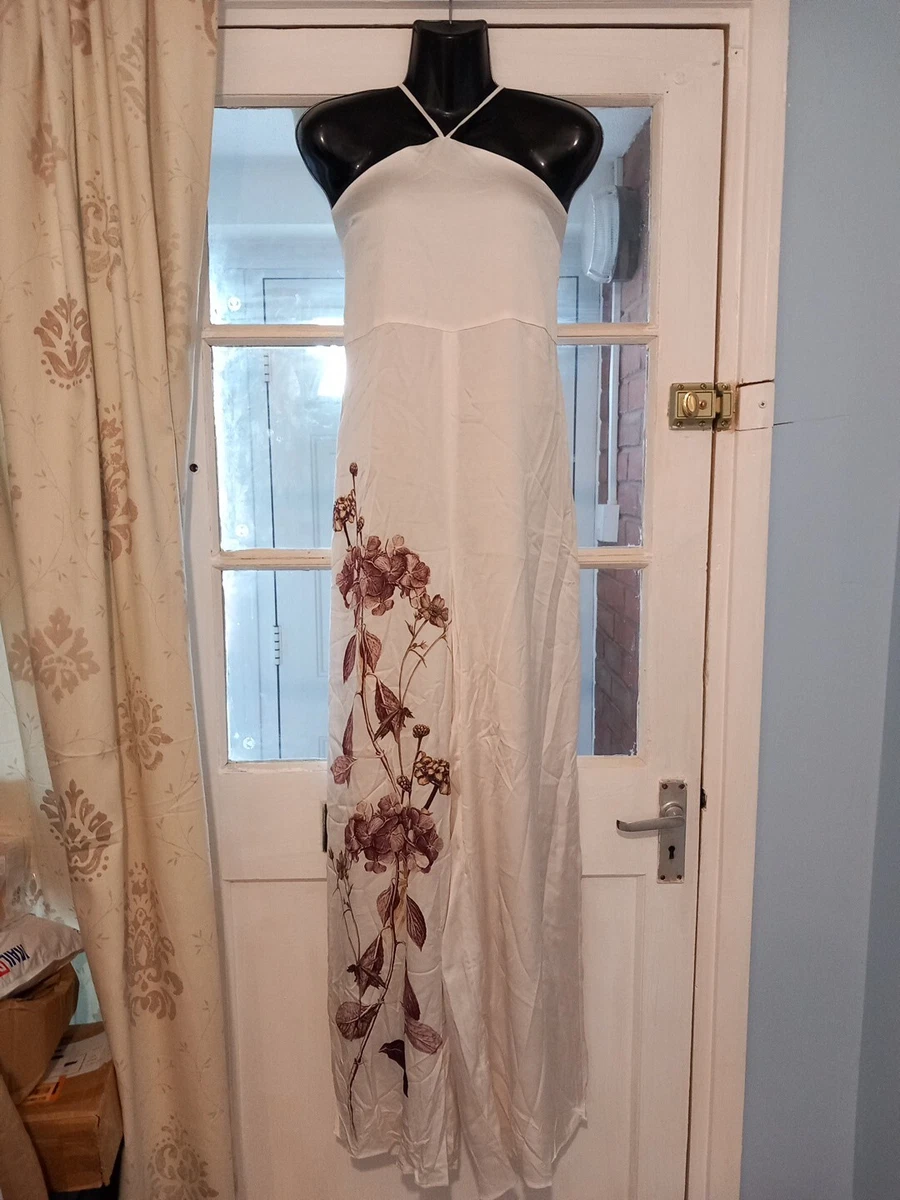 Karen Millen Ivory Rui Stem Flower Print Jumpsuit 16 BNWT eBay