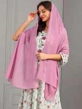 Chiffon Headscarf for Women Muslim Long Scarf Soild Color Turban Head Wrap Shawl