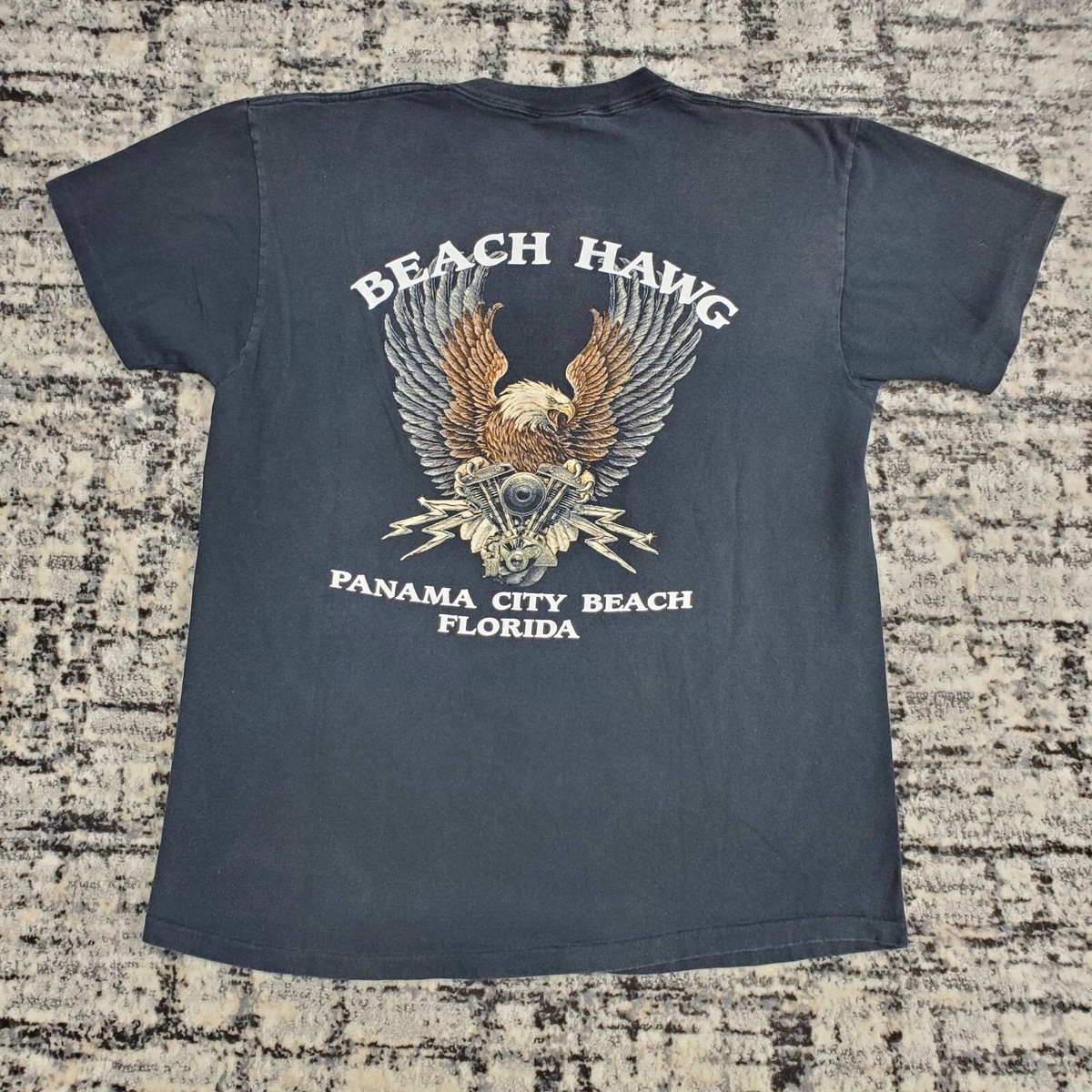 【b0y】23SS★ EMBLEM T-SHIRTS Vtg 3D Emblem Shirt American Biker Bad Boys Have Bad Toys