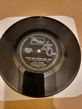 Stevie Wonder.  Never Had a Dream Come True. 7 Inch Single. Record Vinyl.  G+