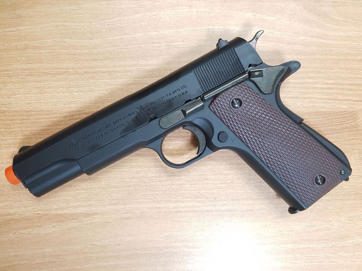 Colt M1911A1 US Army Spring 6mm Toy by Toystar Korea | eBay Colt M1911A1 US Army Spring 6mm Toy by Toystar Korea | eBay