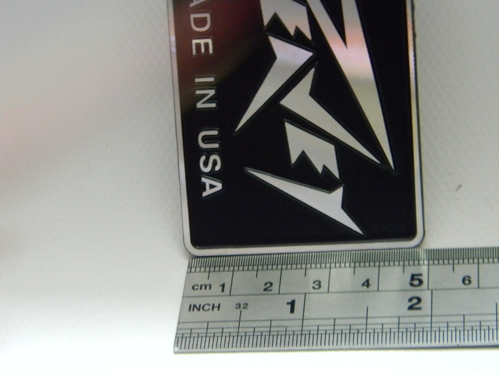 4pcs Replacement Sticker Speaker logo Badge 73mm Aluminum