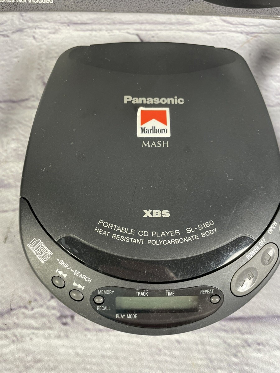 Vintage Panasonic Mash SL-S160 Portable CD Player Headphones