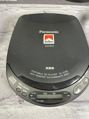 パナソニック 　*　SL-S160 ポータブルCDプレーヤー【サマーセール！】 Marlboro Panasonic SL-S160 Portable CD Player - MASH XBS