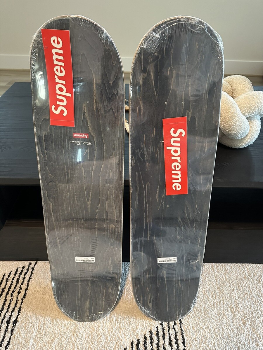 NOS Brand New In Shrink Mendini Supreme Skateboard Deck Set, 2016