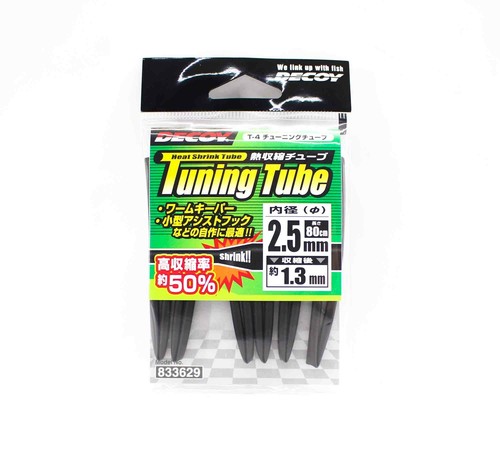 Decoy T 4 Heat Shrink Tube Black Size 2 5 Mm 3629 Ebay