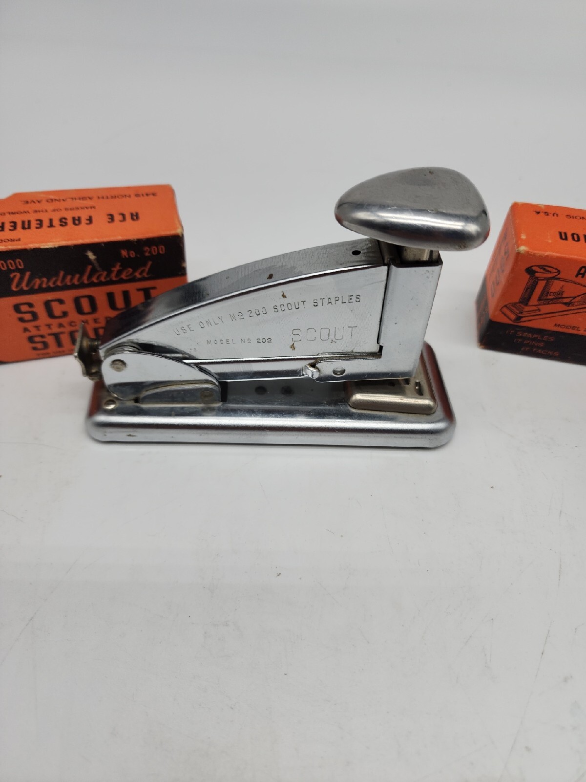 Vintage Ace Scout Model No. 202 With 2 Partial Boxes Of Original Scout
