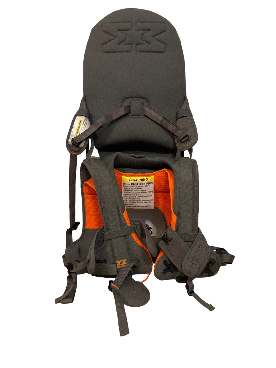 Minimeis G4 Shoulder Baby Child Carrier Gray Grey Orange 6 mo 4