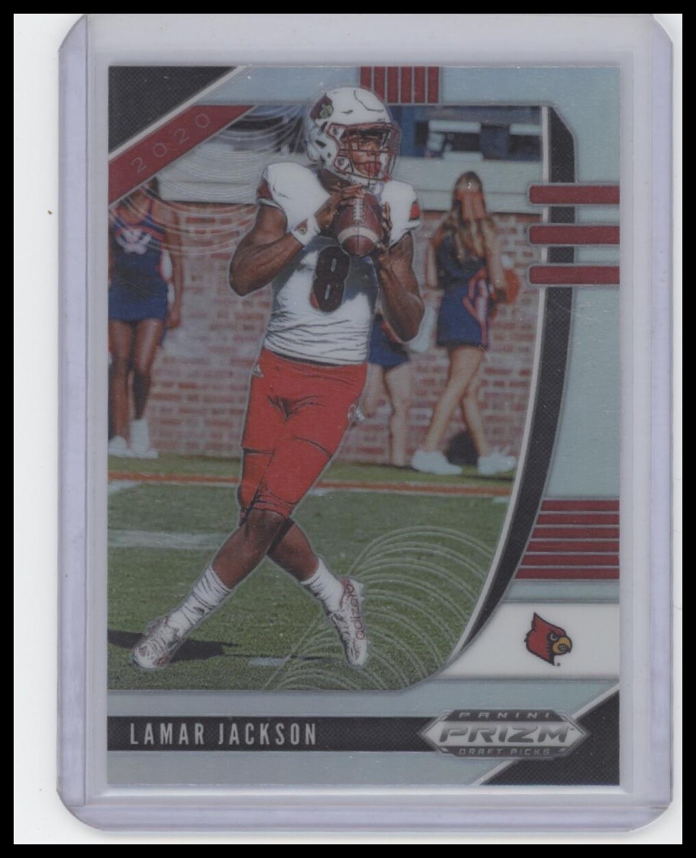 2020 Panini Prizm Draft Picks #63 Lamar Jackson Prizms Blue
