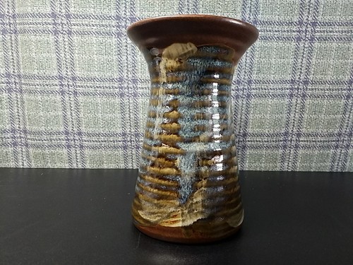 MCM Vase Pottery Craft USA California, Mid Century Brown 5.5" Tall - Picture 5 of 12