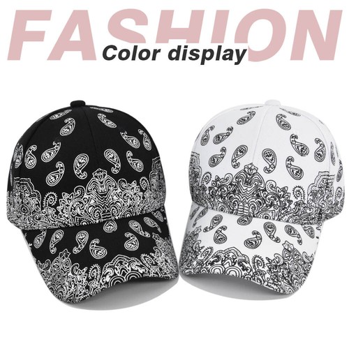 Mujeres Hombres Sombrero Gorras de béisbol Cachemira Estampado Gorras Pareja Amante Sombreros de golf - Imagen 2 de 16