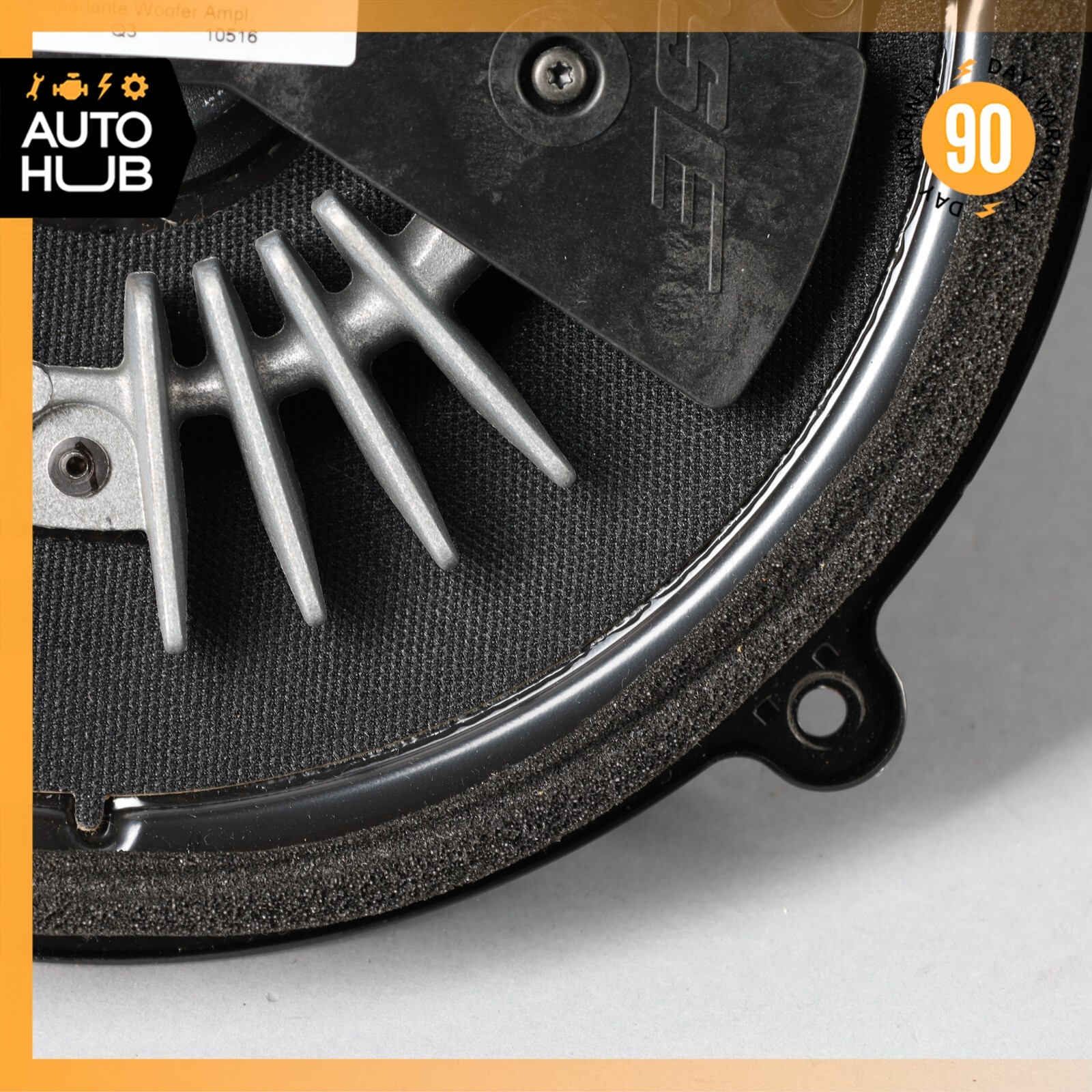 03-19 Maserati Granturismo Rear Bose Subwoofer Sub Woofer Sound Speaker OEM 16k
