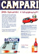 CAMPARI magazine AD #20 RARE OUT OF PRINT ~ FOREIGN AD 1999
