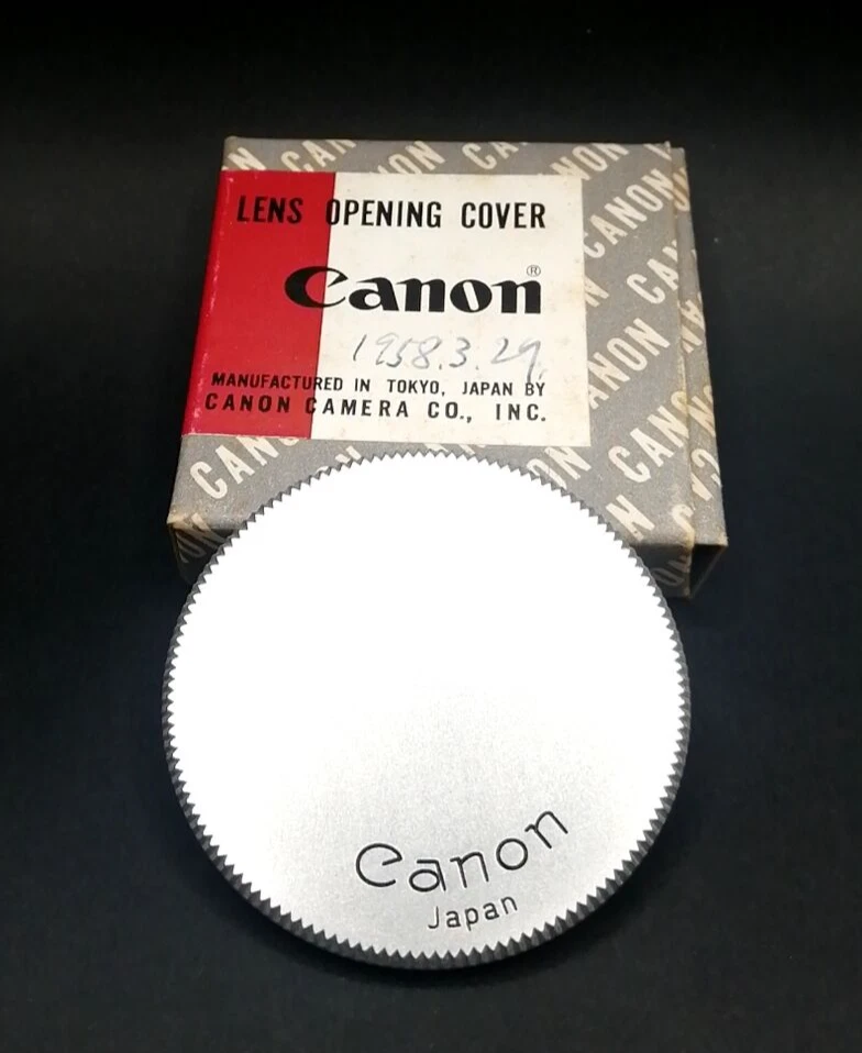 🎦VIDEO👀✨Sin usar✨ Tapa de lente de cuerpo de metal Canon Tornillo Leica plateado L39 de JAPÓN Foto 2 de 4