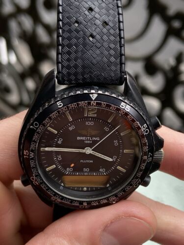 Orologio Watch Dpw Breitling Pluton Quartz Analogic Vintage Swiss - Foto 11 di 16