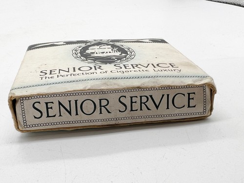 VINTAGE EMPTY SENIOR SERVICE CIGARETTE LUXURY BOX MASTER MIND GOOD SHAPE PROP - Picture 2 of 8