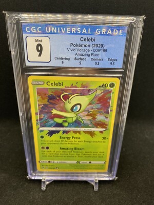 celebi pokemon card amazing rare - - 009/185 - Vivid Voltage Switch this Pokmon with 1 of your Benched Pokmon Celebi Amazing Rare 009/185 Mint