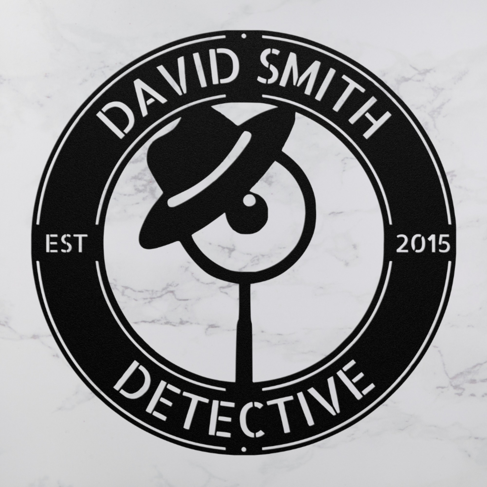 Custom Private Detective Metal Sign Personalized Office Decor Unique Gift Idea