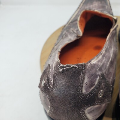 Robert Wayne Shoes Mens 9 Vegas Leather Studded Patchwork Extended