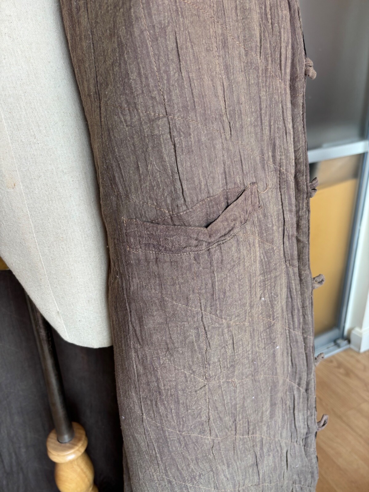 Vintage Indian Patchwork Handmade Elephant Long W… - image 20