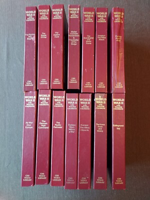 World War II with Walter Cronkite VHS CBS Documentary, Set of 14