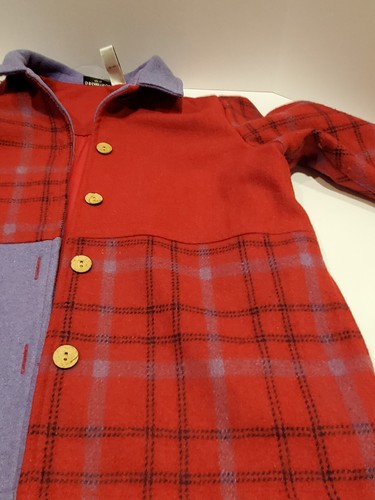 Christmas Sweater Women Petite Large Red/Green/Blue Christmas Tree Applique - Picture 8 of 13