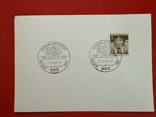 (1123) Sonderstempelbeleg, Donauw&ouml;rth, PLZ 885