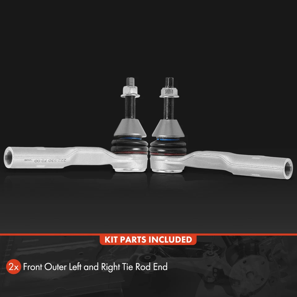 2x Front Outer Steering Tie Rod End for Mercedes-Benz S550 2014-2017 S450 S560 - Image 3 of 4