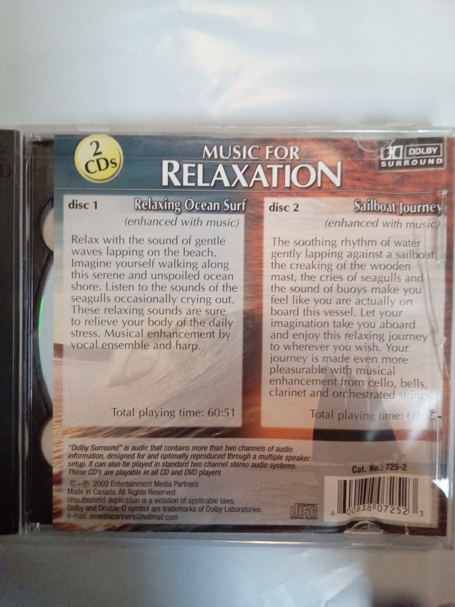 Music for Relaxation: Relaxing Ocean Surf/Sail Boat Journey by