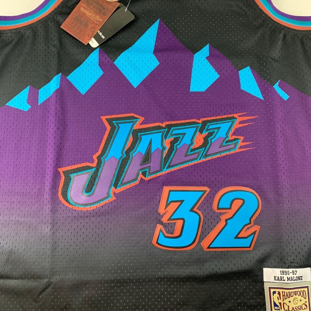 mitchell&ness utah Jazz ゲームシャツ nbaユニフォーム Mens Mitchell & Ness NBA Swingman Home Jersey Jazz 96-97 Karl