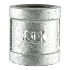 1-1/4" inch Galvanized Coupling Maleable IPS Threaded Fitting