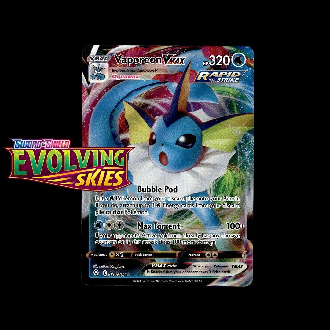 Vaporeon VMAX Pokémon TCG Cards for sale | eBay