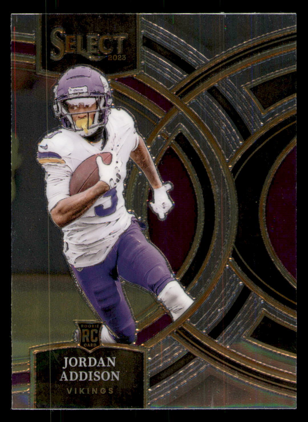 Jordan Addison 2023 Panini Select #194 RC Minnesota Vikings