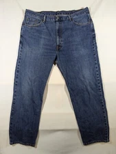 Levi's 550 Jeans Men's 42x32 Relaxed Fit Straight Medium Wash Denim 100% Cotton