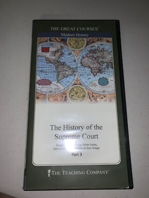 Shelf164 Audiobook on CD Disks~ The history of the Supreme Court part 3
