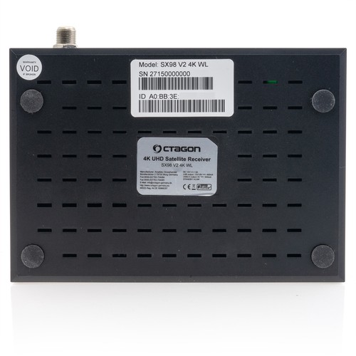 ►Octagon SX 98 V2 4K UHD S2+IP 1x DVB-S2 Receptor De Satélite Smart TV, 5G Wi-Fi - Imagen 9 de 11