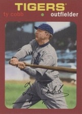 2020 Topps Topps Choice Ruby /10 Ty Cobb #TC-12 HOF