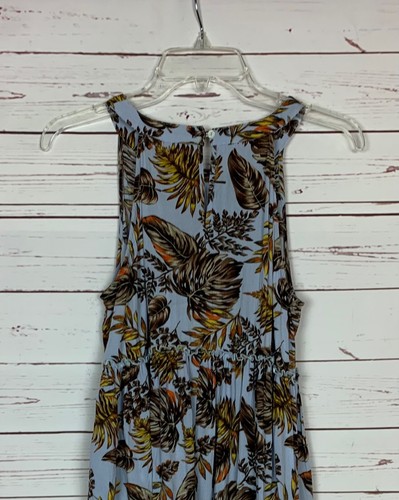 Staffelei Anthropologie Damen S Small blau ärmellos Boho Frühling Sommer Tunika Top - Bild 9 von 11