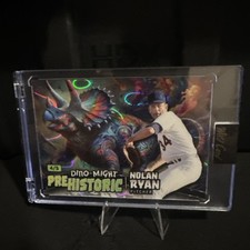 Nolan Ryan 4/5 2024 WIld Card Prehistoric Triceratops Texas Rangers #PHTRI2-NR