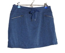 Tangerine Women's Activewear Skort Drawstring Waist Heathered Navy Sz M