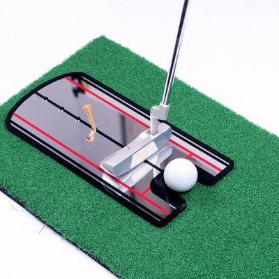 Golf Putting Eyeline Alignment Mirror Trainingshilfe Putter Swing Trainer Praxis